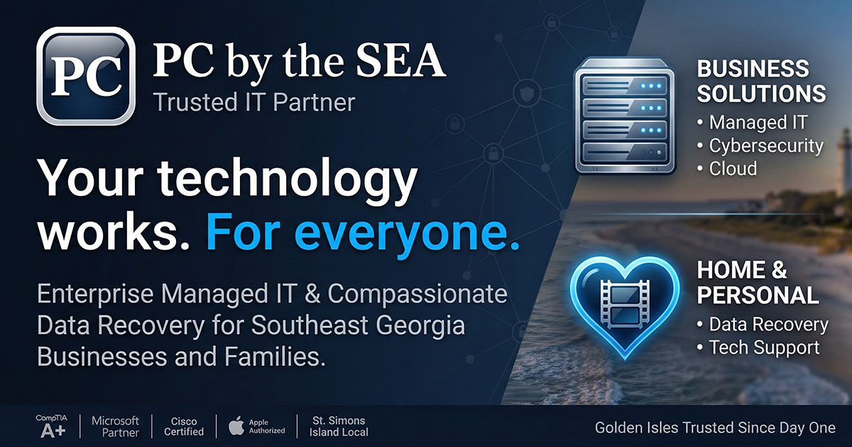 PC by the SEA | Managed IT & Data Recovery | St. Simons Island, GA